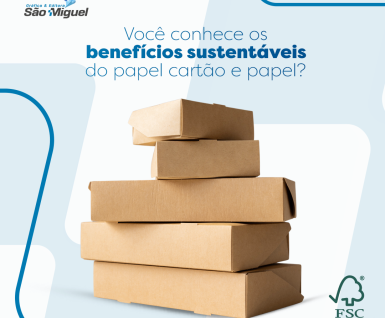 Você conhece os benefícios sustentáveis do papel e do papel cartão? 