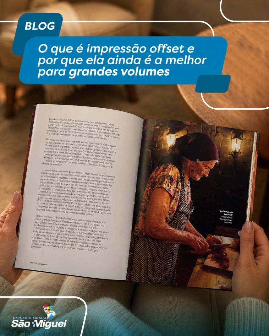 O que é impressão offset? Entenda por que ela é ideal para grandes tiragens