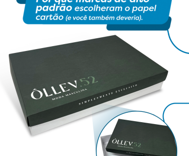 Por que marcas de alto padrão escolhem o papel cartão (e você também deveria)